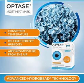 img 2 attached to 🔥 OPTASE Moist Heat Eye Mask for Dry Eyes - HydroBead Technology - Washable & Microwaveable - Dry Eye Therapy Mask Retains Heat - Step 1: Heat