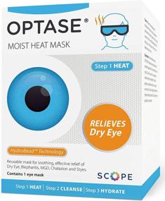 img 4 attached to 🔥 OPTASE Moist Heat Eye Mask for Dry Eyes - HydroBead Technology - Washable & Microwaveable - Dry Eye Therapy Mask Retains Heat - Step 1: Heat