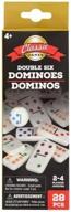 unleash fun and color with dominos double six color cardinal! logo