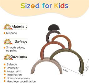 img 2 attached to Explor way Silicone Stacking Educational Montessori: Building Creativity for All Ages