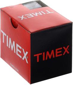 img 2 attached to 🕒 Timex Women's T2P377 Elevated Classics Silver-Tone Wristwatch with White Leather Strap