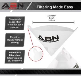 img 1 attached to ABN Fine Nylon Mesh Strainer Cone Funnel with Filter Top 25-Pack – Disposable 190 Micron – Ideal for Paint, Automotive, &amp; More