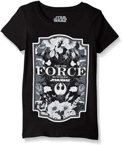 img 1 attached to 🛍️ Shop Now for Trendy Star Wars Black Rebel Medium Girls' Tops, Tees & Blouses