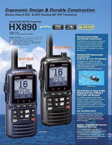 img 1 attached to Standard Horizon HX890 Handheld Navy