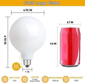 img 3 attached to ⭐ Frosted Decorative Standard Flicker Non Dimmable: Illuminate Your Space with Style