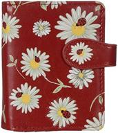 🐞 shag wear womens daisies ladybugs handbags & wallets: stylish wallets for women logo