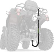 π mud bandit atv recovery strap: 9000lb synthetic rope with winch hook and d ring shackle - premium mudding accessories for four wheeler and quad logo