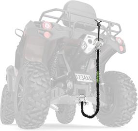 img 4 attached to 🚜 Mud Bandit ATV Recovery Strap: 9000lb Synthetic Rope with Winch Hook and D Ring Shackle - Premium Mudding Accessories for Four Wheeler and Quad