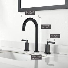 img 2 attached to 🚰 Widespread Stainless Steel Bathroom Faucet - Phiestina NS WF001 6MB