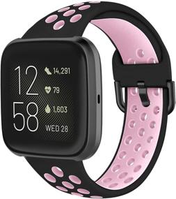 img 4 attached to Acrbiutu Bands Compatible With Fitbit Versa/Versa 2 / Versa Lite