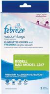 🧹 мешок для пылесоса bissell febreze, 3 шт: мощное и освежающее решение для уборки. логотип