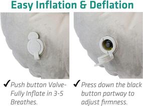 img 1 attached to 😌 Ultimate Comfort on the Go: TREKOLOGY Inflatable Neck Pillow for Travelers