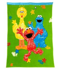 img 1 attached to 🧸 Elmo &amp; Friends Sesame Street Toddler Blanket