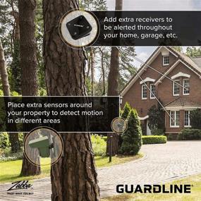 img 3 attached to 🚨 Guardline Wireless Driveway Alarm: Motion Detector & Receiver Set - 500 Ft Range, Outdoor Home Security Alert System
