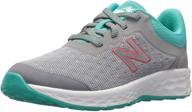 🏃 enhance your little girl's running with new balance kaymin shoes and athletic gear logo