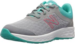 img 4 attached to 🏃 Enhance Your Little Girl's Running with New Balance Kaymin Shoes and Athletic Gear