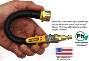 img 1 attached to 🚀 Vibrant Yard Company: Winterize RV, Motorhome, Boat, Camper & Travel Trailer with Quick-Connect Blow Out Adapter - 10.5" Long