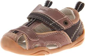 img 4 attached to 👟 Pediped Grip N Go Piers Sandal – The Perfect Toddler Boys' Shoes for Comfort and Style!