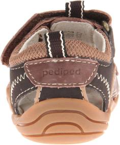 img 2 attached to 👟 Рейтинговая песочная сандалия Pediped Grip N Go Piers - идеальная обувь для комфорта и стиля у маленьких мальчиков!