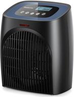 🔥 efficient indoor digital electric space heater: portable 1500w heater with thermostat, timer, and safety features for bedroom or office logo