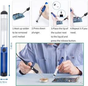 img 1 attached to 🔧 Ambberdr Industrial Power & Hand Tools: Soldering Iron Temperature Control for Desoldering