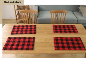 img 2 attached to 🎄 Revamp Your Christmas Dining with Palmhill Placemats - Reversible Festive Decorations