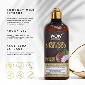 img 3 attached to WOW Stimulating Coconut Milk Shampoo