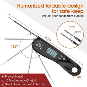 img 2 attached to Термометр HUIKYO Водонепроницаемая подсветка для гриля
