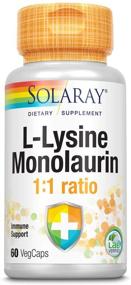 img 4 attached to L-Lysine Monolaurin Immune Supplement: Boost Immune System & Enhance Skin Health – 60 VegCaps, 30 Servings
