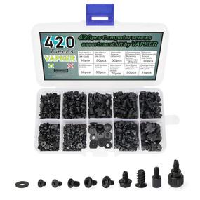 img 4 attached to 💻 Upgrade Your Computer with VAPKER 420Pcs Computer Screw Set: Essential Screws, Spacers, and More for Motherboards, PC Cases, Fans, CD-ROMs, Hard Disks, and Notebooks