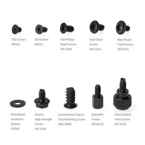 img 3 attached to 💻 Upgrade Your Computer with VAPKER 420Pcs Computer Screw Set: Essential Screws, Spacers, and More for Motherboards, PC Cases, Fans, CD-ROMs, Hard Disks, and Notebooks