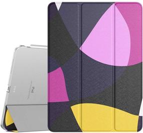 img 4 attached to 📱 TiMOVO Geometric Purple Case for New iPad Air 4th Generation (10.9-inch, 2020) - Slim Stand Protective Cover with 2nd Gen Apple Pencil Charging Support and Auto Wake/Sleep