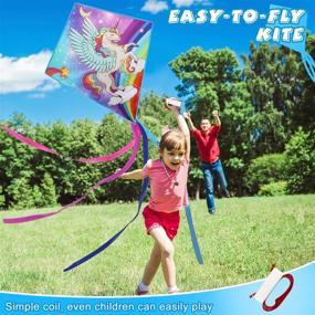 img 2 attached to 🦄 Mesmerizing TOY Life Unicorn Kite: Experience Sky-High Adventure!