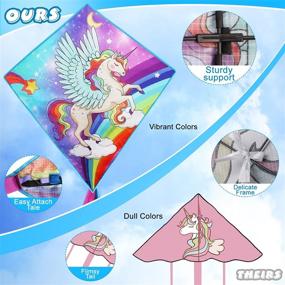 img 1 attached to 🦄 Mesmerizing TOY Life Unicorn Kite: Experience Sky-High Adventure!