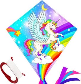 img 4 attached to 🦄 Mesmerizing TOY Life Unicorn Kite: Experience Sky-High Adventure!