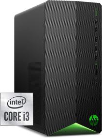 img 4 attached to HP Pavilion Gaming Desktop - GeForce GTX 1650 SUPER, Core i3-10100, 8GB DDR4 RAM, 256GB PCIe NVMe SSD, Windows 11, USB Mouse & Keyboard, Compact Tower Design (TG01-1022, 2020)