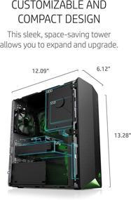 img 1 attached to HP Pavilion Gaming Desktop - GeForce GTX 1650 SUPER, Core i3-10100, 8GB DDR4 RAM, 256GB PCIe NVMe SSD, Windows 11, USB Mouse & Keyboard, Compact Tower Design (TG01-1022, 2020)