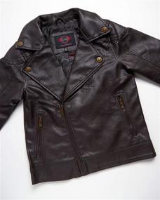 img 3 attached to 🧥 The Perfect Urban Style: URBAN REPUBLIC Leather Motorcycle Jacket for Boys' Clothing