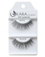 💁 enhance your look with kara beauty human hair eyelashes - 747l (pack of 12) logo