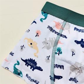img 2 attached to Dinosaur-themed Underwear for Boys - QKSFSDF Briefs Toddler Underwear Collection