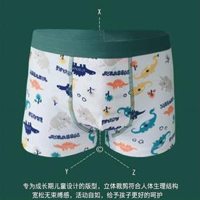 img 3 attached to Dinosaur-themed Underwear for Boys - QKSFSDF Briefs Toddler Underwear Collection