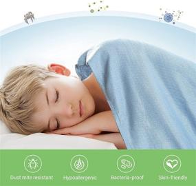 img 3 attached to 🌿 LUXEAR Cooling Bed Blanket: 100% Natural Bamboo Blanket for All Seasons, Ultra Soft and Breathable Cool Blanket for Hot Sleepers, Night Sweats Relief - Arc-Chill Summer Lightweight Cold Blanket (Q-max&gt;0.3)