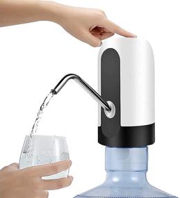 img 4 attached to 🚰 Convenient USB Charging Water Dispenser for 5 Gallon Bottles - Perfect for Home, Office, and Outdoor Use