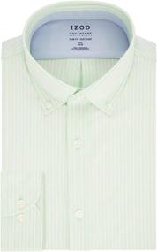 img 1 attached to 👔 IZOD Men's Dress Stretch Stripe Sleeve Clothing