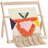 willowdale large frame 16.5&#34; x 15.7&#34; x 1.2&#34; wooden multi-craft weaving loom – creative diy tapestry loom for weaving art &amp; crafts by kids, beginners, and experts logo