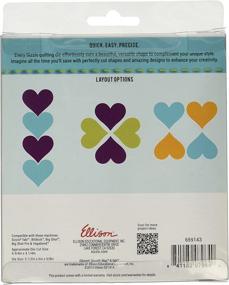 img 1 attached to 💖 Sizzix Bigz Die 659143, Heart #3 - Vibrant Multi Color Design, Perfect for All Crafting Projects