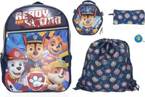 img 3 attached to Adorable Paw Patrol 3-Piece Backpack Set for Girls: Perfect for Little Adventurers!