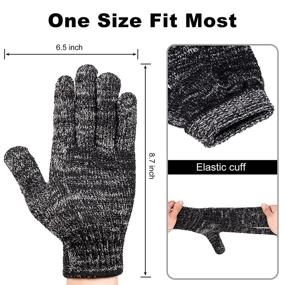 img 3 attached to Bamboo Charcoal Exfoliating Bath Gloves: Spa-Quality, Deep-Cleaning Shower Experience for Removing Dead Skin and Body Scrubs