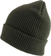 🧢 oversized big size plain ribbed knit cuffed long beanie hat - trendy apparel shop логотип