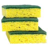 img 1 attached to 🧽 Scotch-Brite Heavy Duty Kitchen Scrub Sponges, Ideal for Dishes and Kitchen Cleaning, Pack of 9 Scrub Sponges review by Chris Wade
